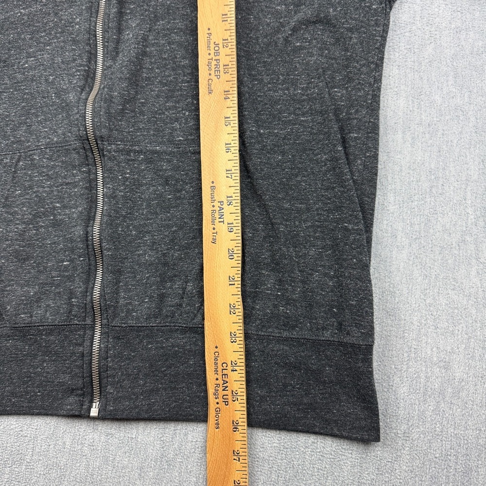 Nike Jacket Women XL Gray Lightweight Full Zip Hoodie Fleece Gym Workout Train - Picture 9 of 12